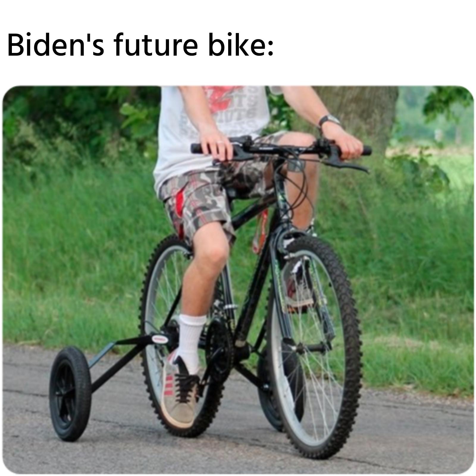 Biden&rsquo;s future bike: meme
