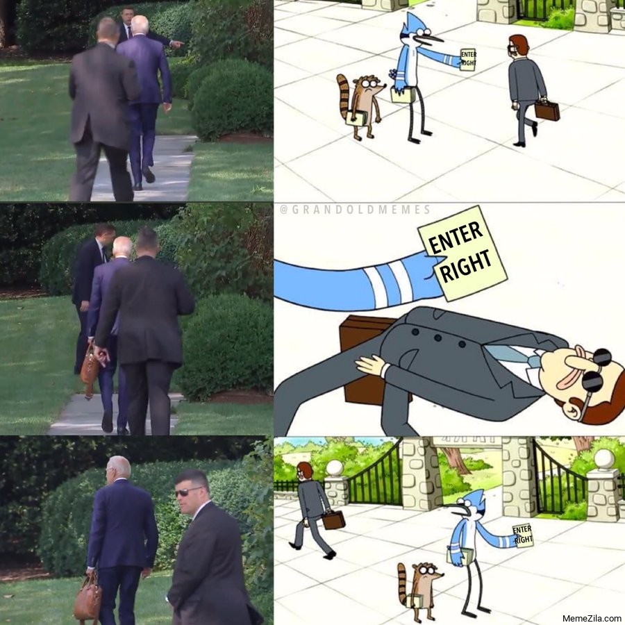 Enter right meme