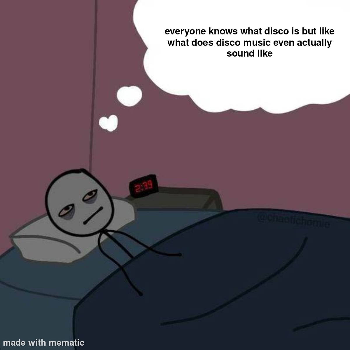 Everyone knows what disco is but like what does disco music even actually sound like meme
