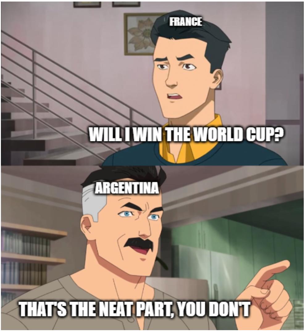 France: When I will win the world cup? meme