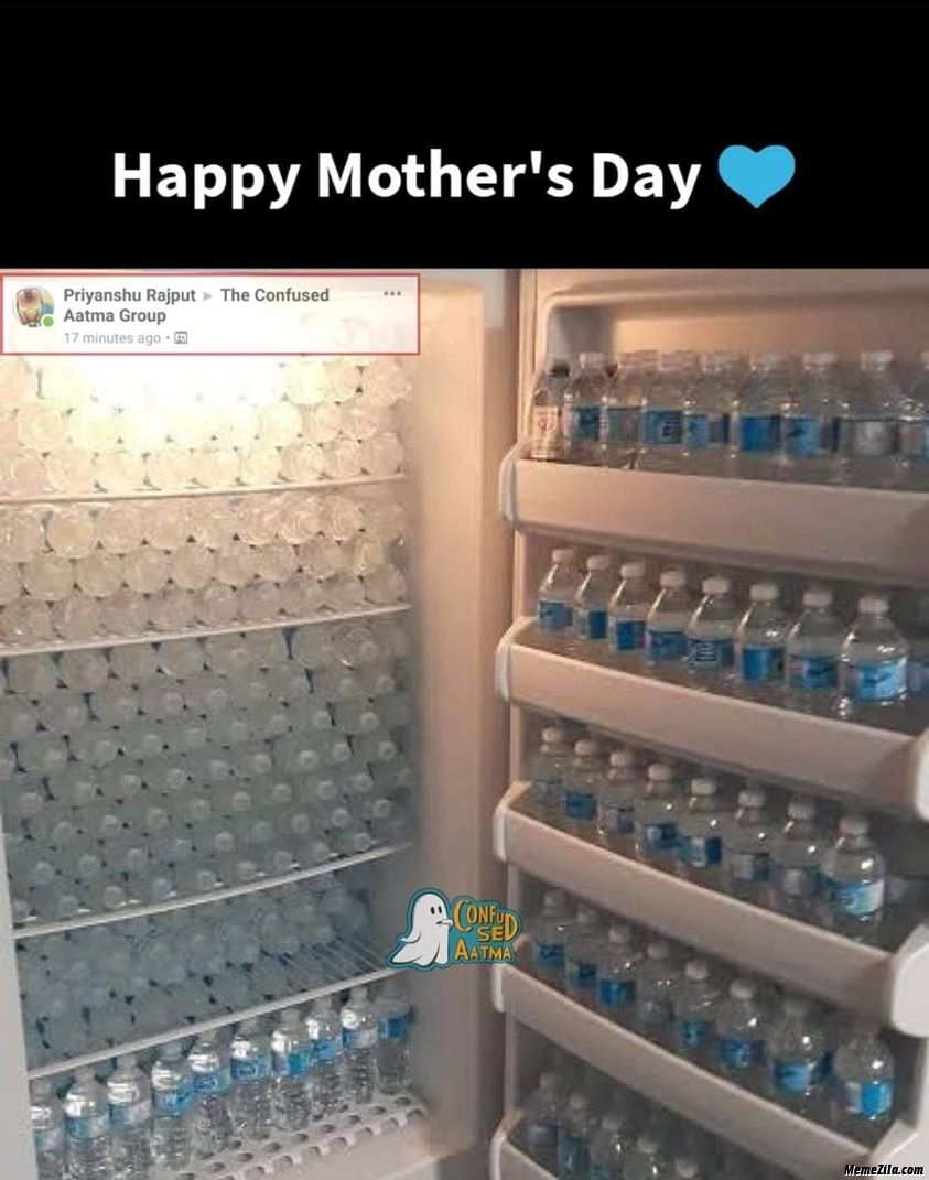 Fridge full of bottles meme