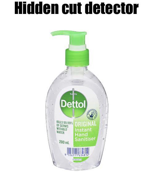 Hidden cut detector meme