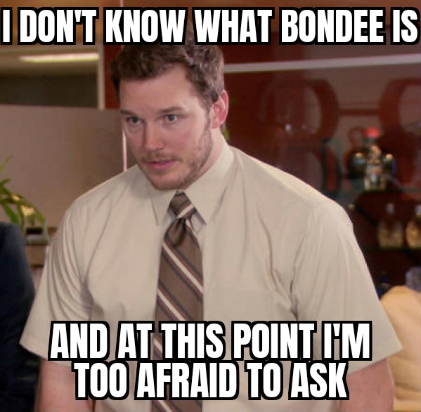 I don't know what Bondee is meme