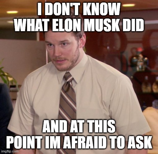 I don't know what Elon Musk did meme