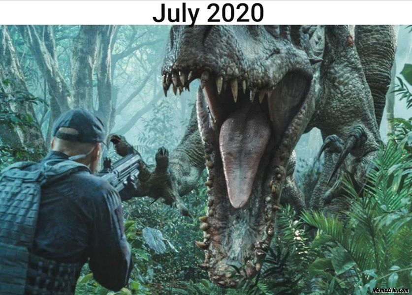 July 2020 Dinosaur meme