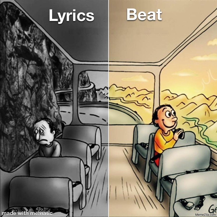 Lyrics vs beat meme