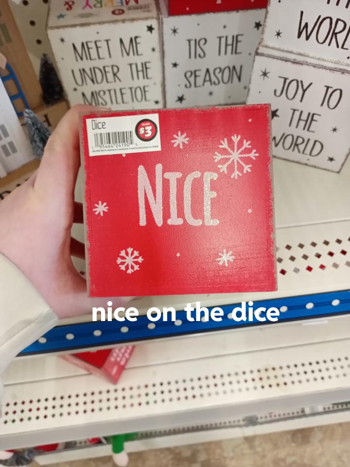 Nice on the dice meme