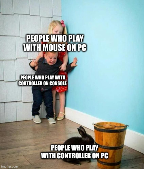 People who play with controller on PC meme