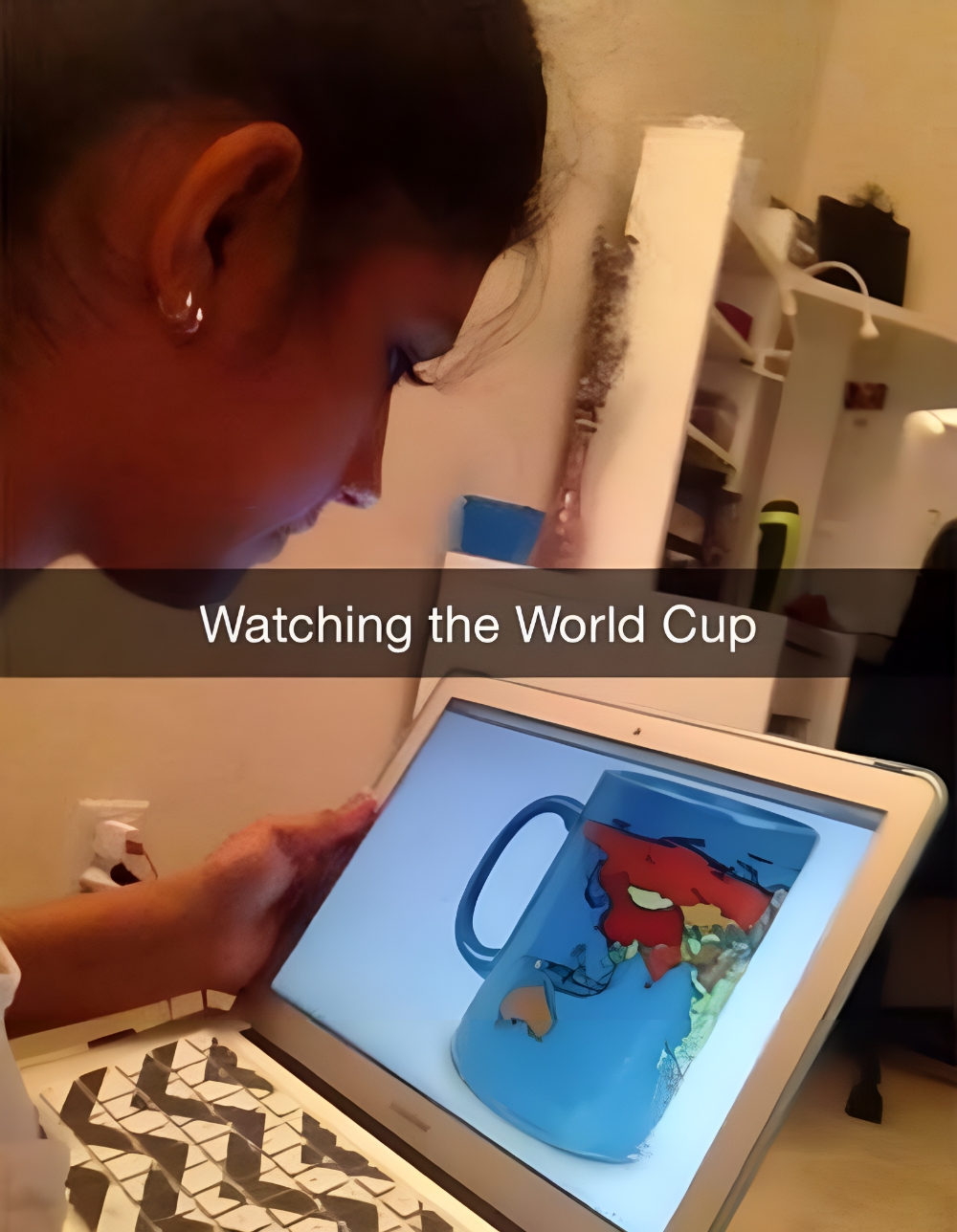 Watching the world cup meme