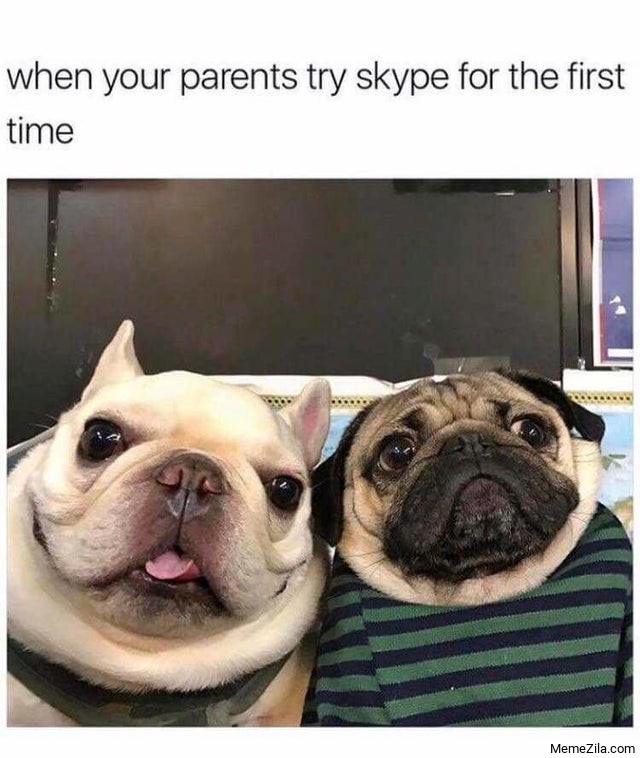 When your parents try Skype for the first time meme