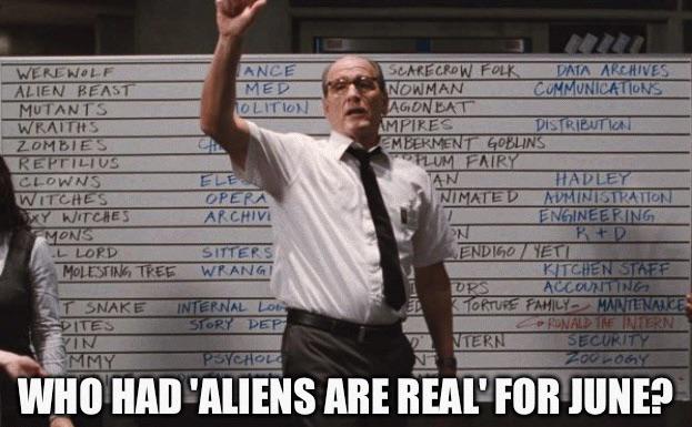 Who had Alies Are Real for June meme
