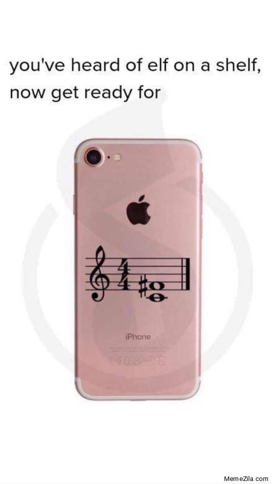 You have heard of elf on the shelf now get ready for Tritone on the iPhone meme